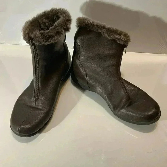 FlexStep faux leather boot Lizzy, zip, faux fur, winter boots,women’s size 8.5 - Picture 1 of 8